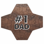 #1 Dad Leather-look Voetbal (Enkel)