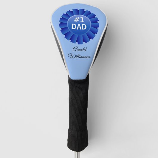 #1 DAD personalize with Name Golfheadcover (Voorkant)