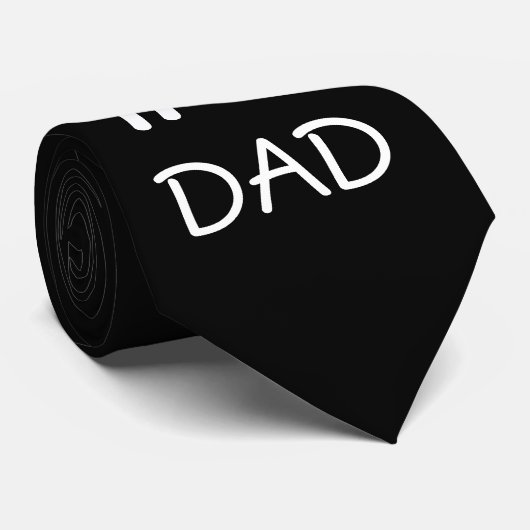 #1 DAD Stropdas voor Vaderdag (Opgerold)