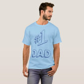 #1 DAD T-SHIRT (Voorkant volledig)