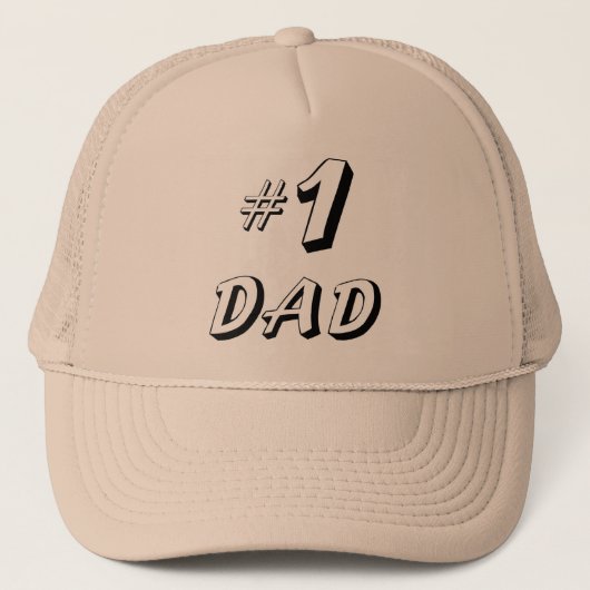 #1 DAD TRUCKER PET (Voorkant)