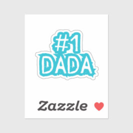 #1 Dada | Beste vader vader papa nieuwe papa Sticker