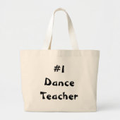 #1 Dance Bag Grote Tote Bag (Voorkant)