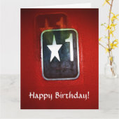 #1 de GROTE Kaart van All Star (Gele Bloem)