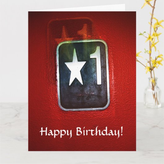 #1 de GROTE Kaart van All Star (Gele Bloem)