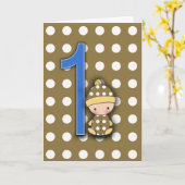 1 de Kaart van de Verjaardag van de Jongen van (Gele Bloem)