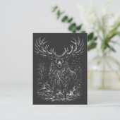 1. De Schaduw Hert door BurnsInHell Briefkaart (Staand voorkant)