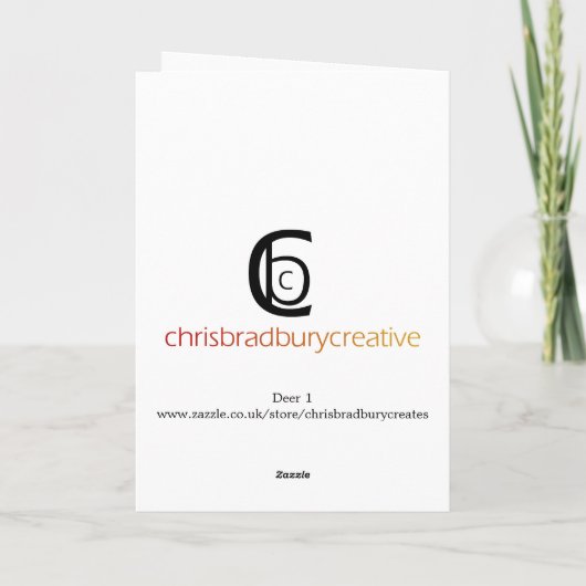 1 deer kaart (Achterkant)