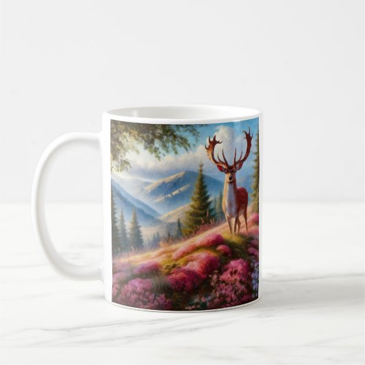 1 deer koffiemok (Links)