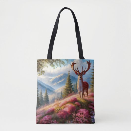 1 deer tote bag (Voorkant)