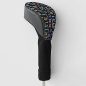 "# 1" Dekking van het stuurprogramma voor het aang Golfheadcover (Schuin)