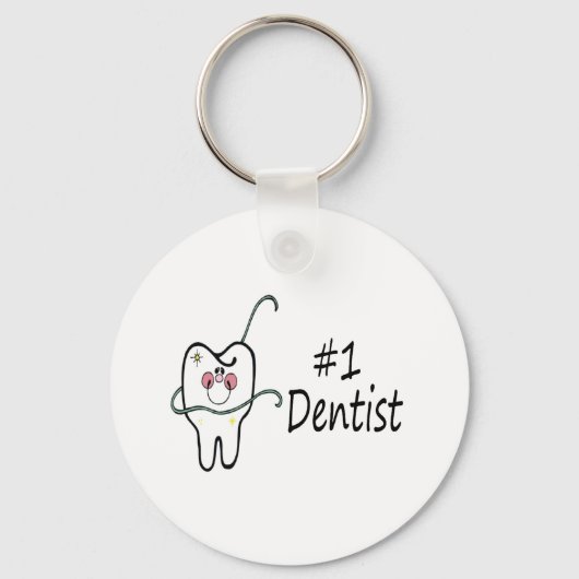 #1 Dentist Sleutelhanger (Voorkant)