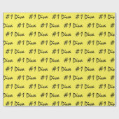 #1 Diva geel inpakpapier (Vlak)