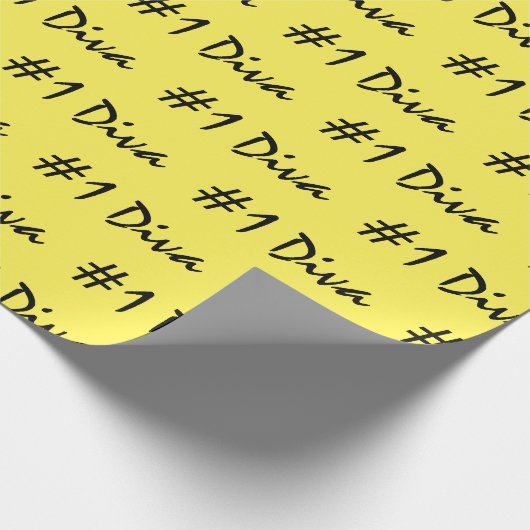 #1 Diva geel inpakpapier (Hoek)