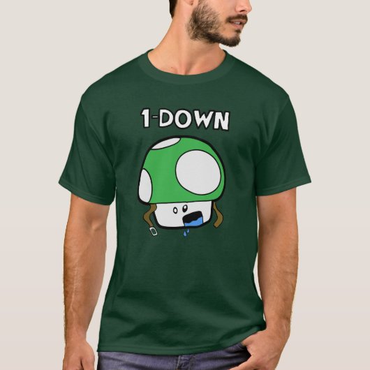 1-down t-shirt (Voorkant)
