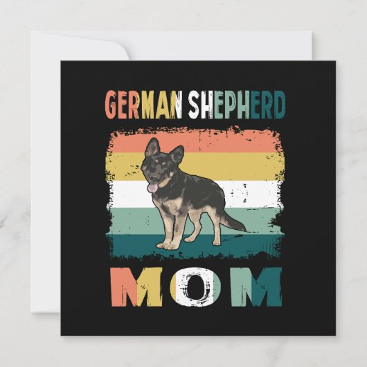 1 Duitse Herdersmoeder Kaart (Voorkant)