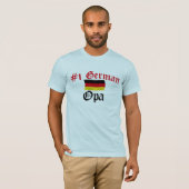#1 Duitse Opa T-shirt (Voorkant volledig)