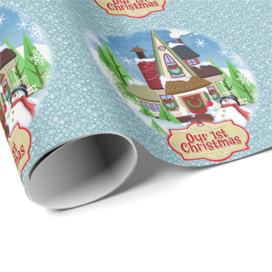 1 ^ e kerst samen cadeaupapier (Rol Hoek)