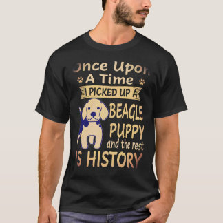 1 Eens Op Een Tijd - Beagle Pup Beagle T-shirt