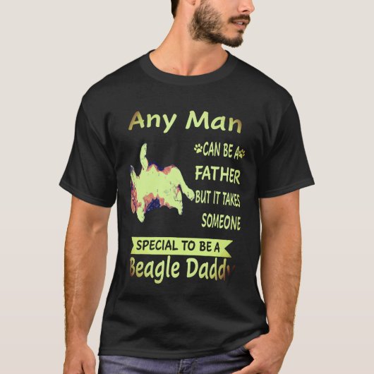 1 Elke man - Beagle Daddy Beagle T-shirt (Voorkant)