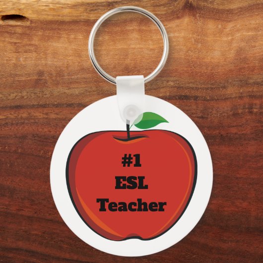 #1 Esl-leraar Sleutelhanger (Voorkant)