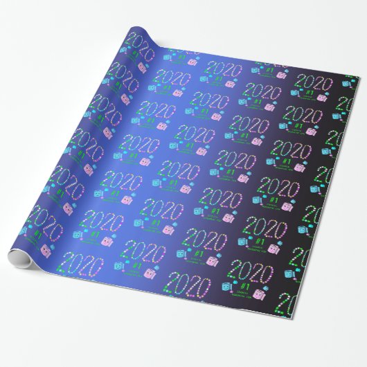 #1 Essential Quarantine Item Cadeaupapier (Uitgerold)