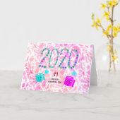 #1 Essential Quarantine Item in Roze Kaart (Gele Bloem)