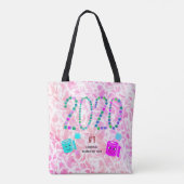 #1 Essential Quarantine Item in Roze Tote Bag (Achterkant)