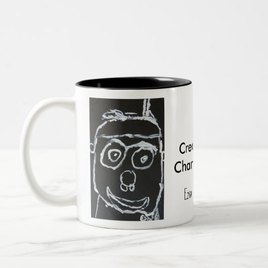 1-Ezra-Mok Tweekleurige Koffiemok (Links)