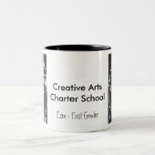 1-Ezra-Mok Tweekleurige Koffiemok (Center)