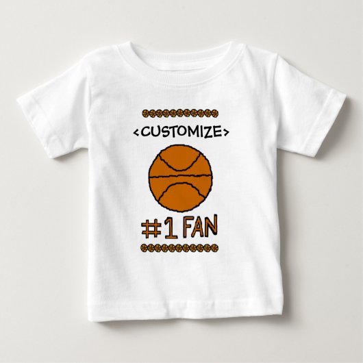 #1 Fan Basketball Pas deze aan (Voorkant)