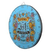 1 feb - Spunky Old Broads Day Dartbord (Voorkant Rechts)