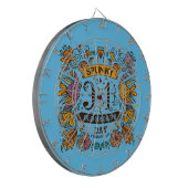 1 feb - Spunky Old Broads Day Dartbord (Voorkant Links)