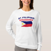 #1 Filipino Grandma T-shirt (Voorkant)