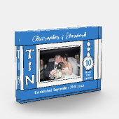 1 foto 10 jaar jubileum blauw (Links)