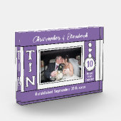 1 foto 10 jaar jubileum paars (Links)
