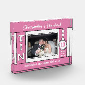 1 foto 10 jaar jubileum roze (Links)