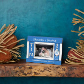 1 foto 10e jubileum blauw fotoplaat (Zijkant)