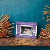 1 foto 10e jubileum paars fotoplaat (Zijkant)