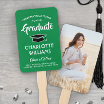 1 Foto Afstuderen Elegant Groen Wit en Zwart