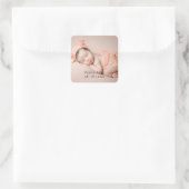 1 Foto Baby Birth Announcement Sticker (Tas)