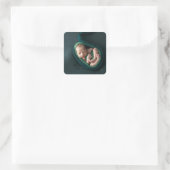 1 Foto Baby Geboorte Aankondiging Sticker (Tas)