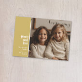 1 Foto Collage Minimale kerstliefde Feestdagenkaart