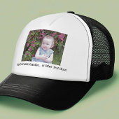 1 Foto en aangepaste tekst - maak deze van u - Trucker Pet