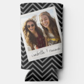 1 Foto: Hipster Square Instagram Friend Photo Seltzer Blikjeskoeler (Achterkant)