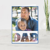 1 foto Ik hou van je pap Vaderdag Kaart (Voorkant)