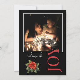 1 FOTO KERSTMIS KAART Tidings of Joy