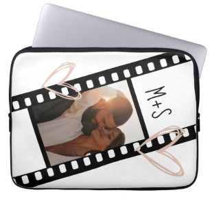 1 foto koppels filmstrip vriendje Vriendin Laptop Sleeve