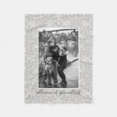 1 Foto met Farmhouse Tile Pattern en Text Fleece Deken (Voorkant)