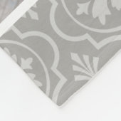 1 Foto met Farmhouse Tile Pattern en Text Fleece Deken (Hoek)